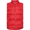 Children Featherlight Sleeveless Button Down Vest, Red - Vests - 1 - thumbnail