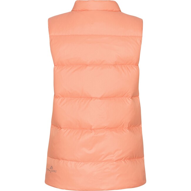 Children Featherlight Sleeveless Button Down Vest, Peach - Vests - 2