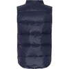 Children Featherlight Sleeveless Button Down Vest, Navy - Vests - 2