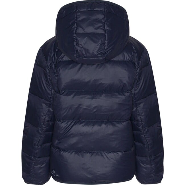 Children Featherlight Detachable Hood Pocket Winter Ski Jacket, Navy - Jackets - 2