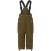 Children Detachable Suspender Zipper Adjustable Waist Ski Pants, Dark Olive - Snow Pants - 1 - thumbnail