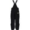 Children Detachable Suspender Zipper Adjustable Waist Ski Pants, Black - Snow Pants - 2