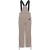 Children Detachable Suspender Zipper Adjustable Waist Ski Pants, Caramel - Snow Pants - 2