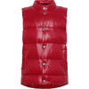 Featherlight Sleeveless Button Down Vest, Beet - Vests - 1 - thumbnail