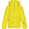 Children Featherlight Detachable Hood Pocket Winter Ski Jacket, Yellow - Jackets - 1 - thumbnail