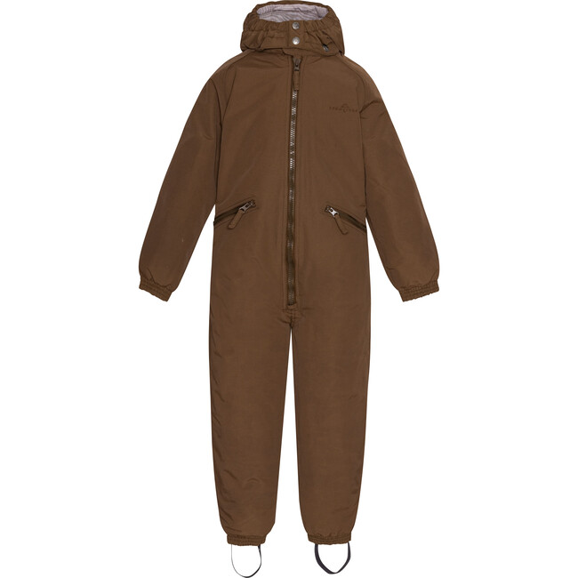 Kids Detachable Hood Elastic Back & Cuff Zipper Wintersuit, Kangaroo