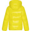 Children Featherlight Detachable Hood Pocket Winter Ski Jacket, Yellow - Jackets - 2