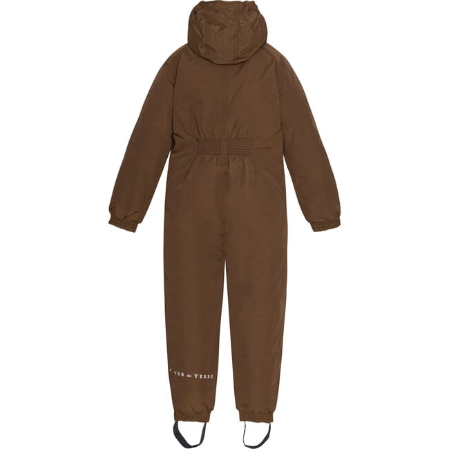 Children Detachable Hood Elastic Back & Cuff Zipper Wintersuit, Kangaroo - Snowsuits - 2