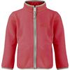 Doubleface Contrast Colour Fleece Zipper Jacket, Strawberry Sorbet & Mocca - Fleece & Sherpa Jackets - 1 - thumbnail