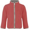 Doubleface Contrast Colour Fleece Zipper Jacket, Calypso & Paloma - Fleece & Sherpa Jackets - 1 - thumbnail