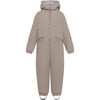 Detachable Hood Elastic Back & Cuff Zipper Wintersuit, Caramel - Snowsuits - 1 - thumbnail