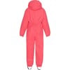 Detachable Hood Elastic Back & Cuff Zipper Wintersuit, Flamingo - Snowsuits - 2