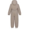 Detachable Hood Elastic Back & Cuff Zipper Wintersuit, Caramel - Snowsuits - 2