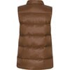 Featherlight Sleeveless Button Down Vest, Brownie - Vests - 2