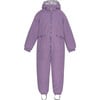 Detachable Hood Elastic Back & Cuff Zipper Wintersuit, Dewberry - Snowsuits - 1 - thumbnail