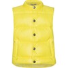 Baby Featherlight Sleeveless Button Down Vest, Yellow - Vests - 1 - thumbnail