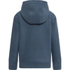 Doubleface Contrast Color Fleece Pocket Hoodie, Polar Blue & Mocca - Fleece & Sherpa Jackets - 2