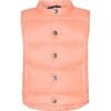 Baby Featherlight Sleeveless Button Down Vest, Peach - Vests - 1 - thumbnail