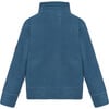 Doubleface Contrast Colour Fleece Zipper Jacket, Polar Blue - Fleece & Sherpa Jackets - 2