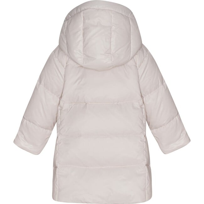 Baby Girls Featherlight Detachable Hood Zipper Long Winter Down Coat, Rose Powder - Parkas - 2