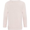 Children Cashmere Long Sleeve Knit Sweater, Rose Powder - Sweaters - 2