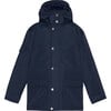 Arctic Detachable Hood Adjustable Waist Winter Ski Jacket, Navy - Jackets - 1 - thumbnail