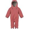 Baby Doubleface Contrast Color 2-Zipper Fleece Babysuit, Calypso & Paloma - Overalls - 1 - thumbnail