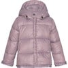 Baby Featherlight Detachable Hood Winter Jacket, Heather - Jackets - 1 - thumbnail