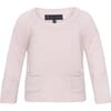 Baby Cashmere Round Neck Pocket Knit Sweater, Rose Powder - Sweaters - 1 - thumbnail