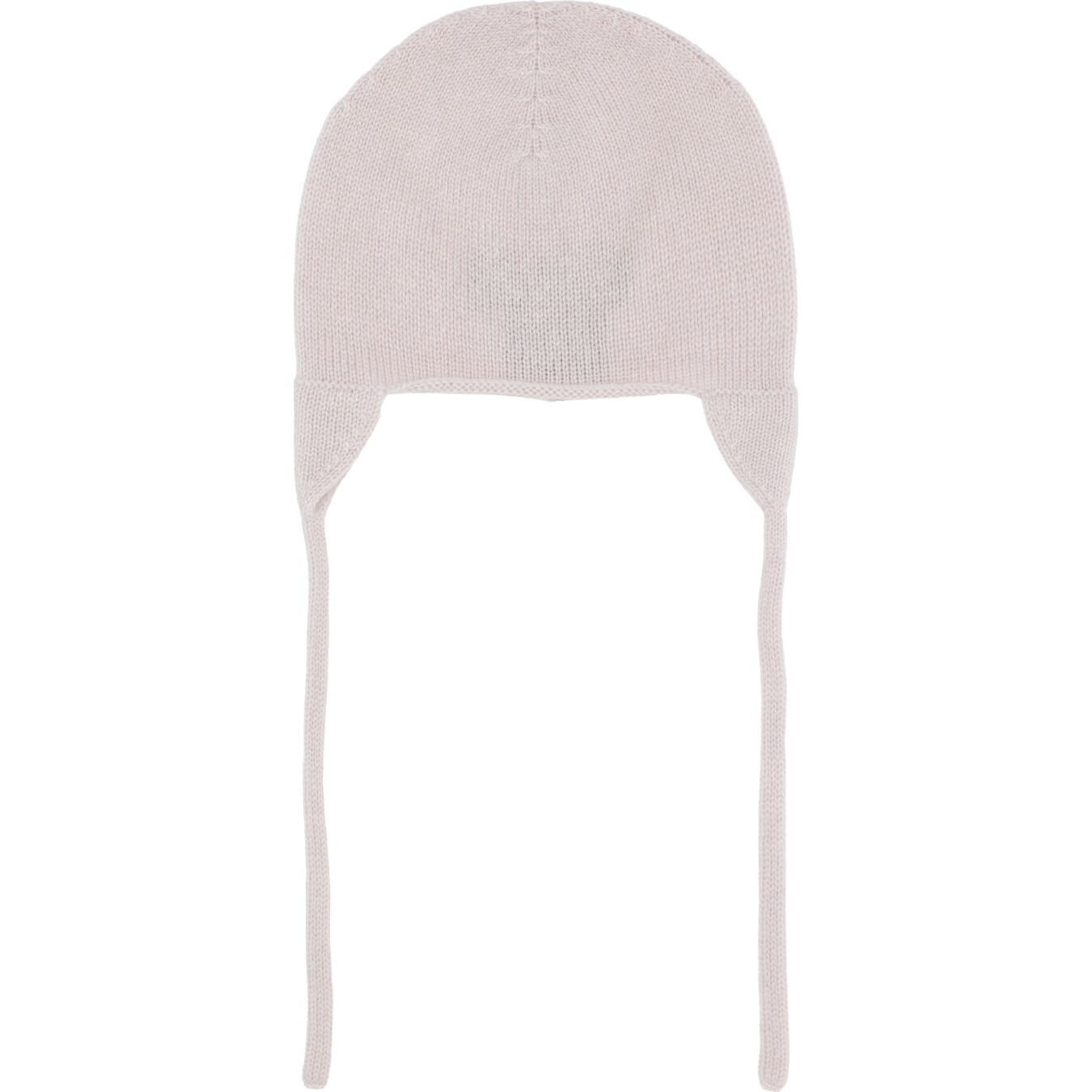 Baby Cashmere Ear Warmer Knit Hat, Rose Powder - Winter Hats - 1