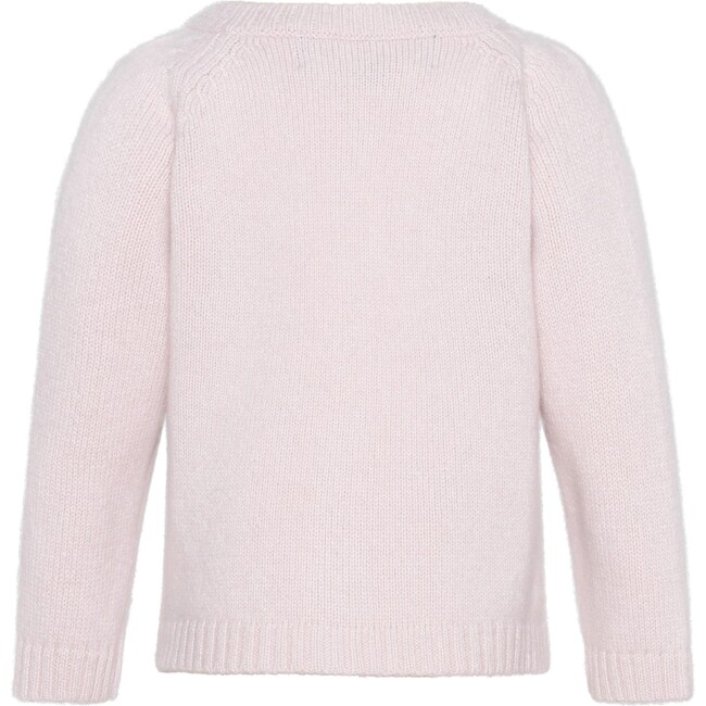 Baby Cashmere Raglan Sleeve Knit Cardigan, Rose Powder - Cardigans - 2