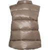 Baby Featherlight Sleeveless Button Down Vest, Caramel - Vests - 2