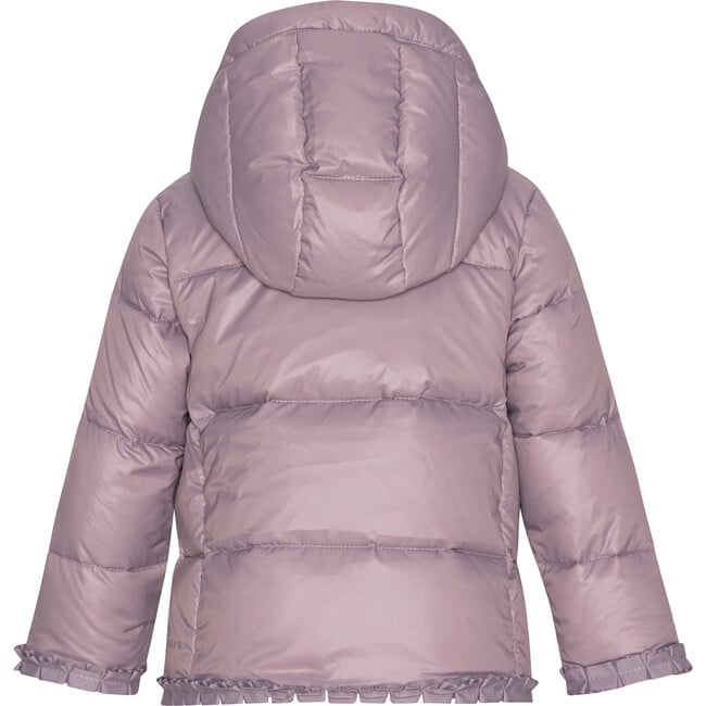 Baby Featherlight Detachable Hood Winter Jacket, Heather - Jackets - 2