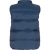 Baby Featherlight Sleeveless Button Down Vest, Blue Mood - Vests - 2