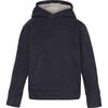 Doubleface Contrast Color Fleece Pocket Hoodie, Navy & Mocca - Fleece & Sherpa Jackets - 1 - thumbnail