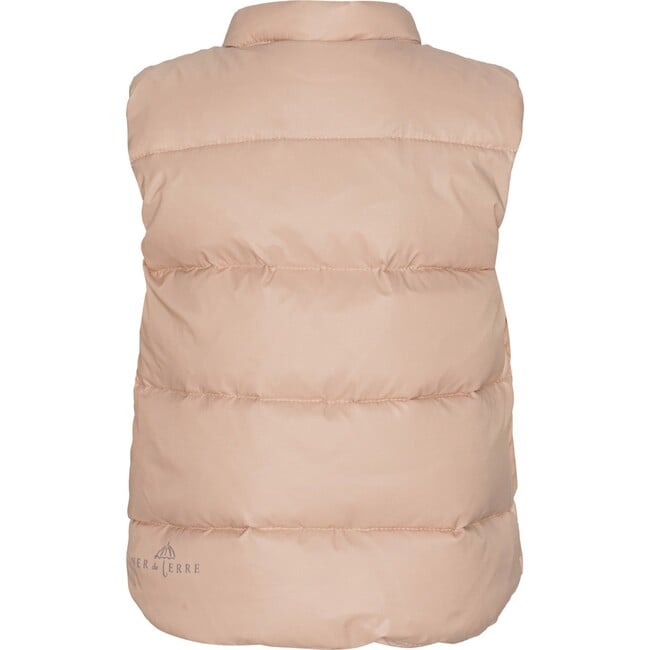 Baby Featherlight Sleeveless Button Down Vest, Mahogany Rose - Vests - 2