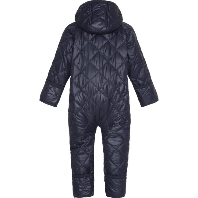 Baby Thermolite Hood 2-Zipper Overall, Navy - Overalls - 2