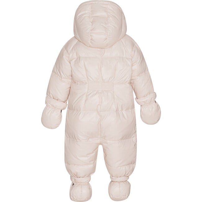 Baby Featherlight Detachable Hood 2-Zipper Wintersuit, Rose Powder - Snowsuits - 2