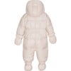 Baby Featherlight Detachable Hood 2-Zipper Wintersuit, Rose Powder - Snowsuits - 2