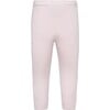 Baby Cashmere Elastic Waist Knit Leggings, Rose Powder - Leggings - 2