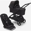 Bugaboo Dragonfly Seat + Bassinet Complete Set US Black/Midnight Black - Single Strollers - 1 - thumbnail