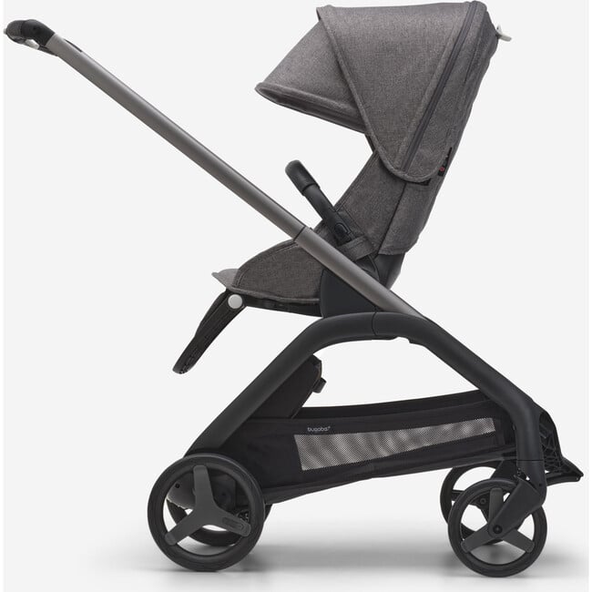 Bugaboo Dragonfly Seat Complete NA Graphite/Grey Melange - Single Strollers - 3