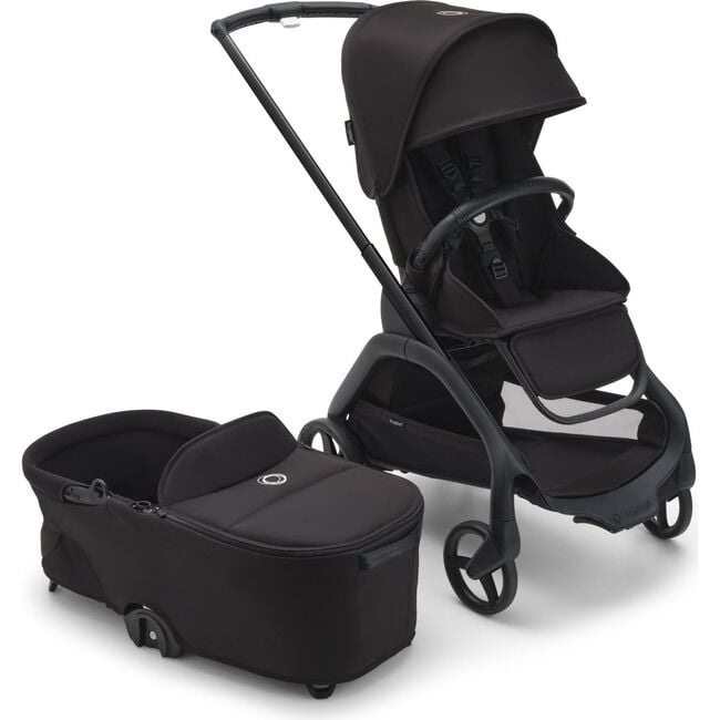 Bugaboo Dragonfly Seat + Bassinet Complete Set US Black/Midnight Black - Single Strollers - 2