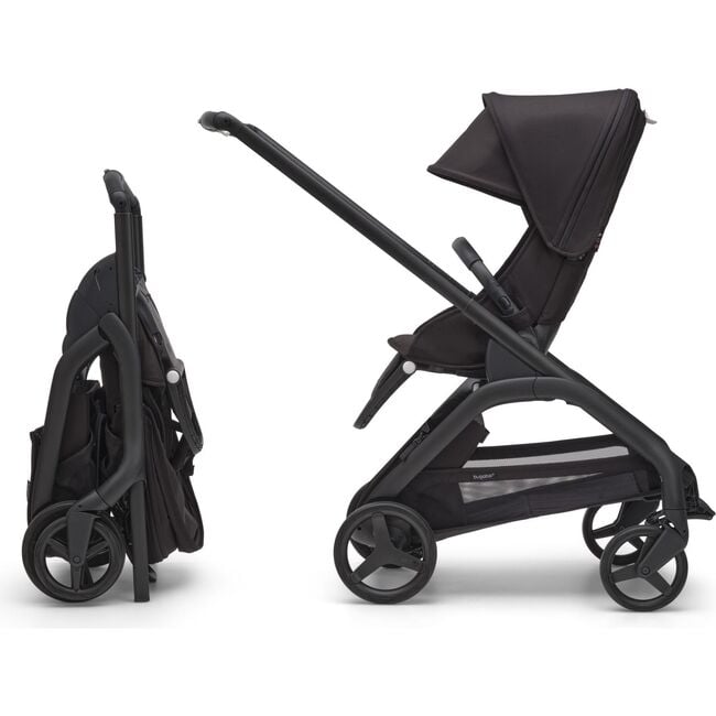 Bugaboo Dragonfly Seat + Bassinet Complete Set US Black/Midnight Black - Single Strollers - 5