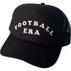 Adult Football Era Embroidered Foam Trucker Hat, Black - Hats - 1 - thumbnail