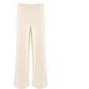 Women's Cream Wide Leg Knit Pant - Pants - 1 - thumbnail