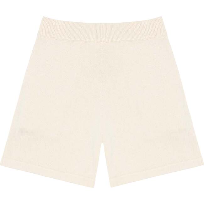 Women's Cream Knit Shorts - Shorts - 6