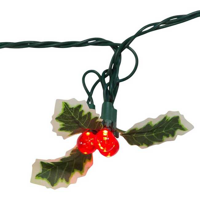 UL 36-Light Holly Berry Clusters Light Set - Lights - 4