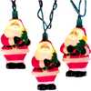 UL 10-Light 3-Inch Santa with Tree Light Set - Lights - 1 - thumbnail