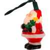 UL 10-Light 3-Inch Santa with Tree Light Set - Lights - 2